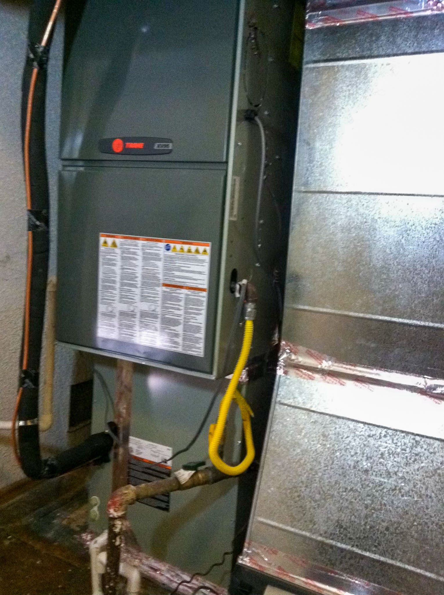 HVAC system installation process