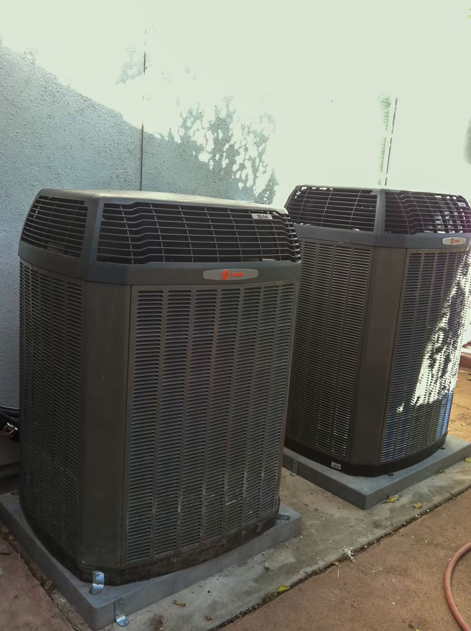 Air conditioning unit installation