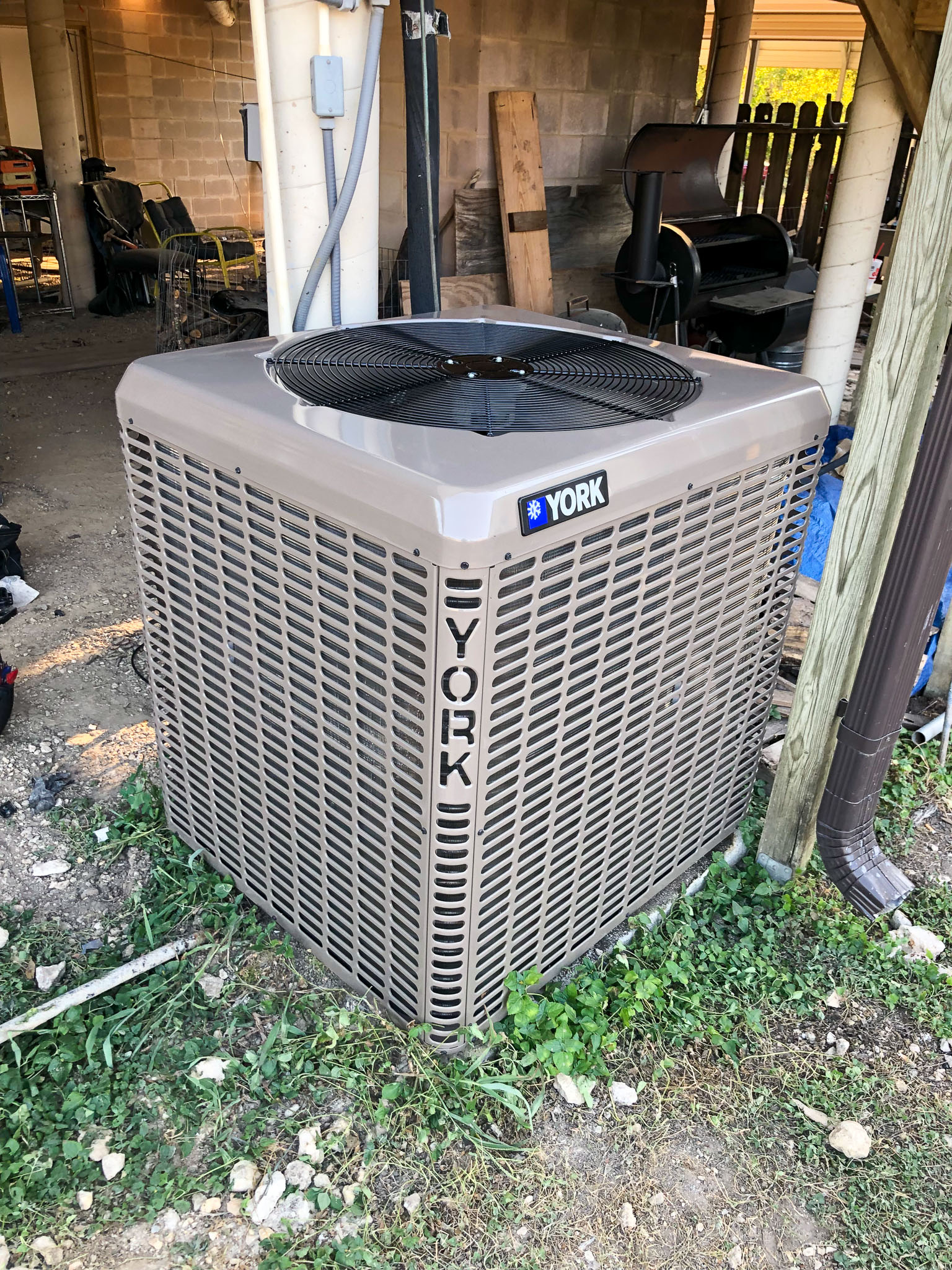 HVAC work in progress