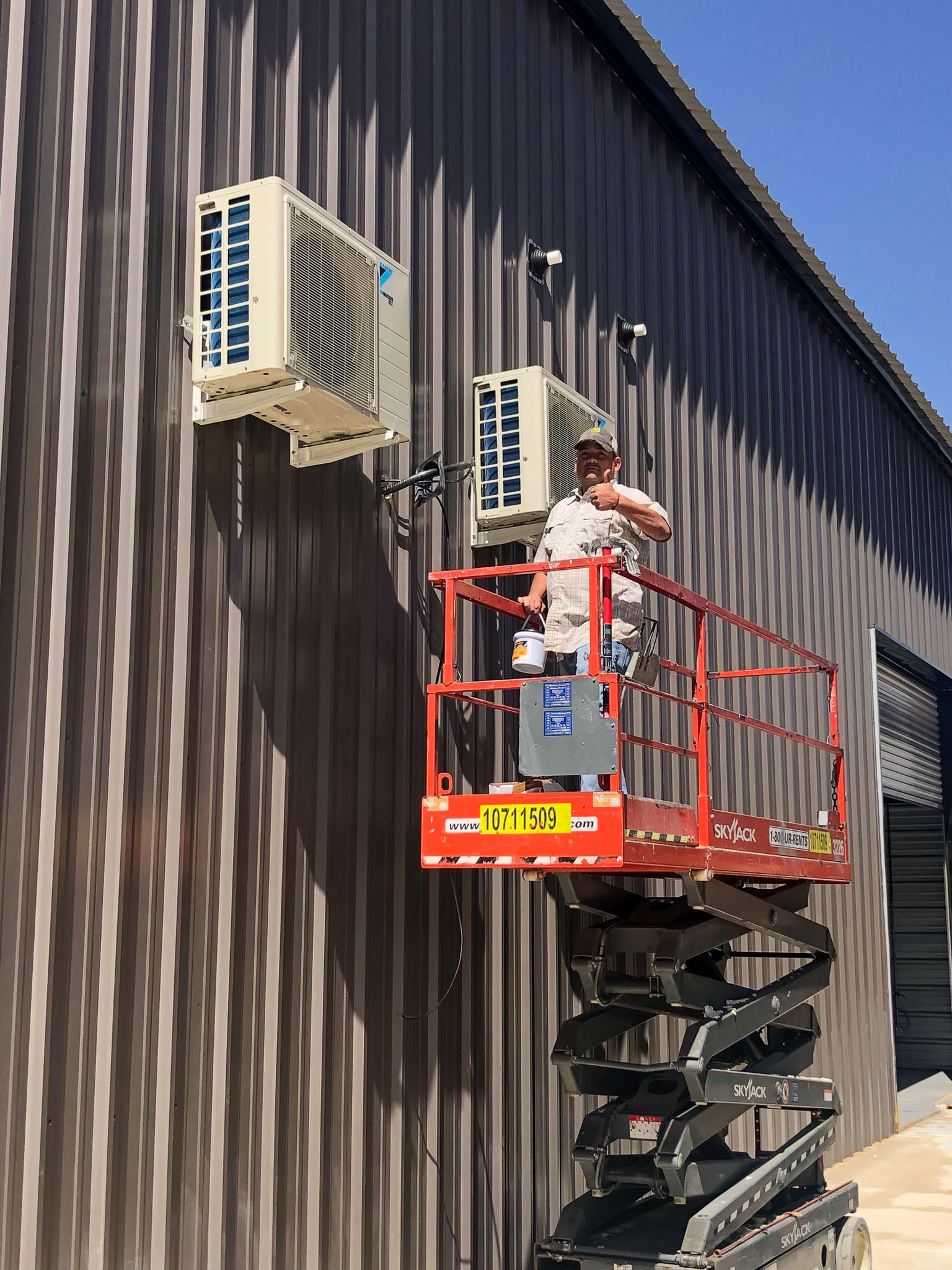 Residential HVAC installation